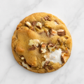 Kinder cake cookie with marshmallow