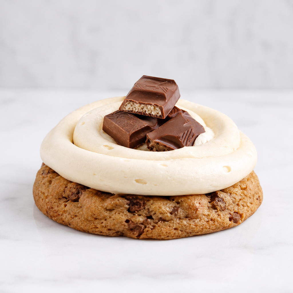 Kinder Cake cookie with cream
