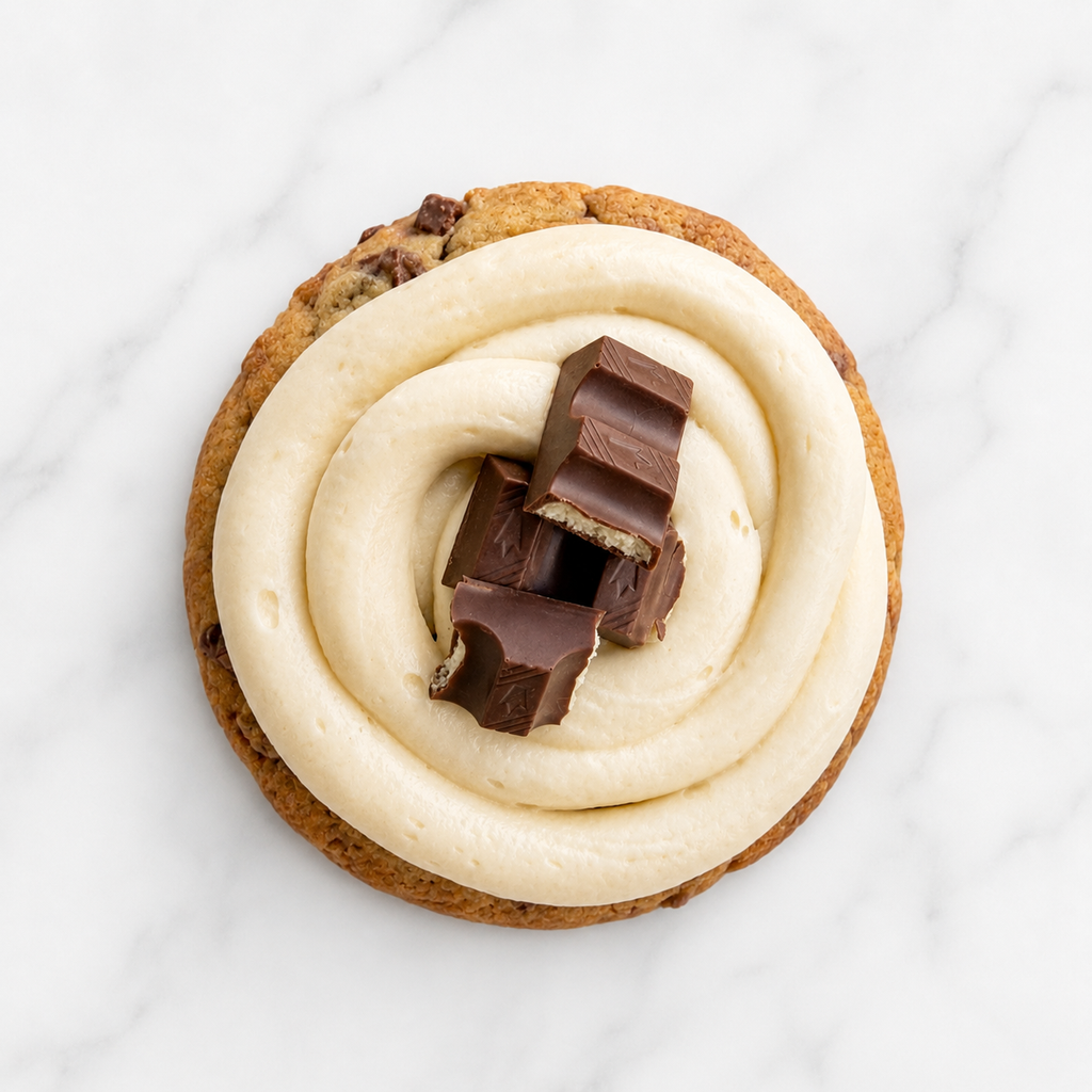 Kinder Cake cookie with cream